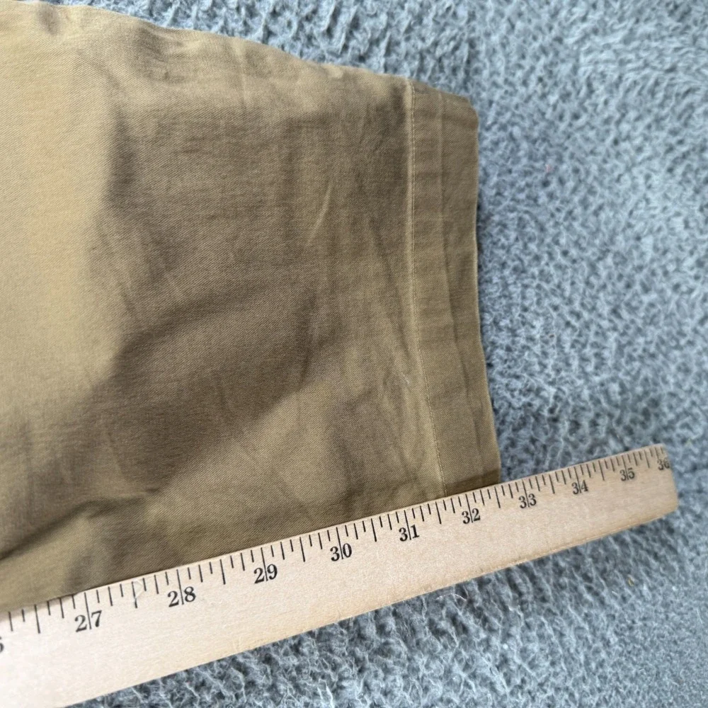 True Religion Pant‎ Men's 34x33 Brown Cotton Khakis Straight Leg Workwear Travel